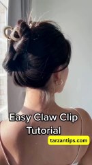 EASY CLAW CLIP HAIRSTYLE | Hairstyle Tutorial