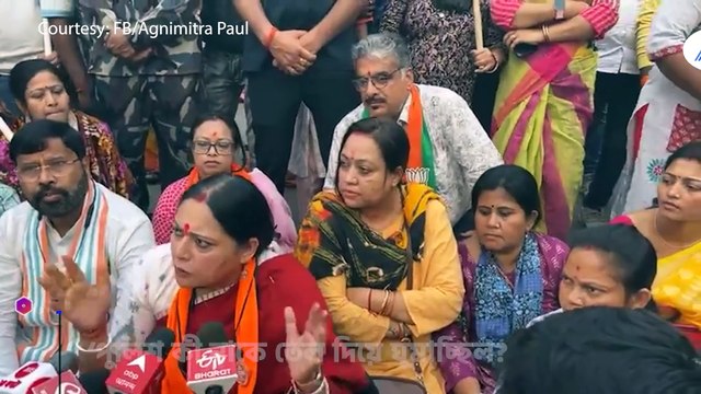 পুলিশ কী নাকে তেল দিয়ে ঘুমাচ্ছিল, পানাগড় কাণ্ডে কাঁকসা থানা ঘেরাও করে প্রশ্ন অগ্নিমিত্রার