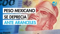 Peso mexicano se deprecia tras comentarios de Trump sobre la entrada en vigor de sus aranceles