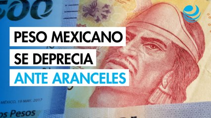 Peso mexicano se deprecia tras comentarios de Trump sobre la entrada en vigor de sus aranceles