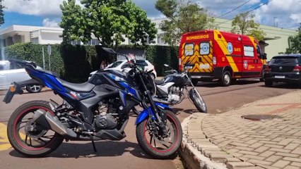 Dois motociclistas ficam feridos em acidente de trânsito no Alto Alegre