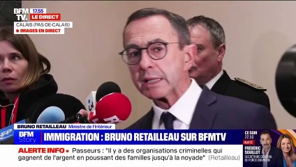 Immigration illégale dans la Manche: "C'est une affaire qui concerne l'Europe", affirme Bruno Retailleau