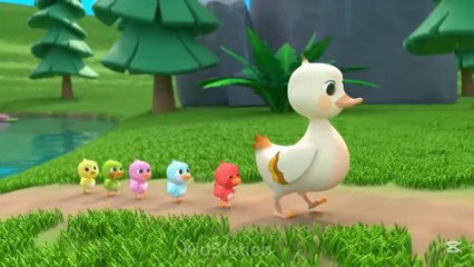 Mama Duck and Her 5 Little Ducklings – A Fun Kids Song.