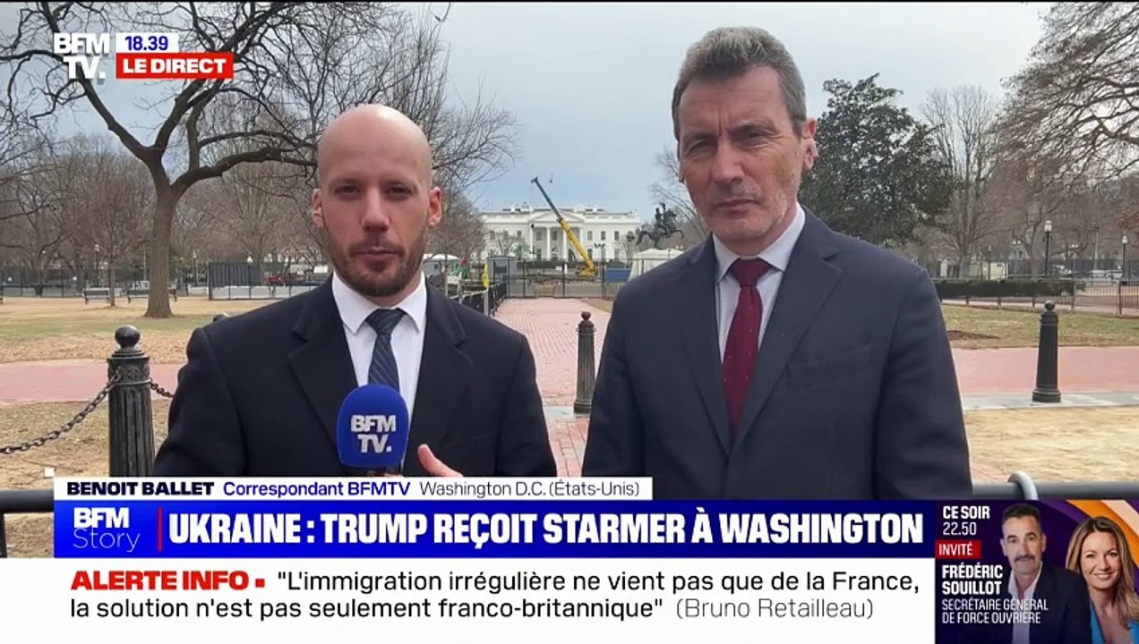Guerre en Ukraine: le Premier ministre britannique Keir Starmer est arrivé à Washington