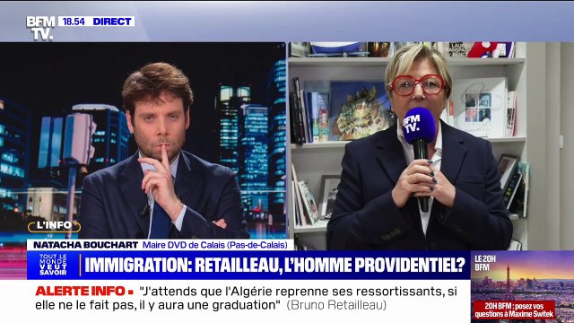 Cet après-midi est décevante : la maire de Calais revient sur la venue de Bruno Retailleau dans le Pas-de-Calais