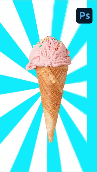 Photoshop 2025 Create a Radial Background Easily #photoshop