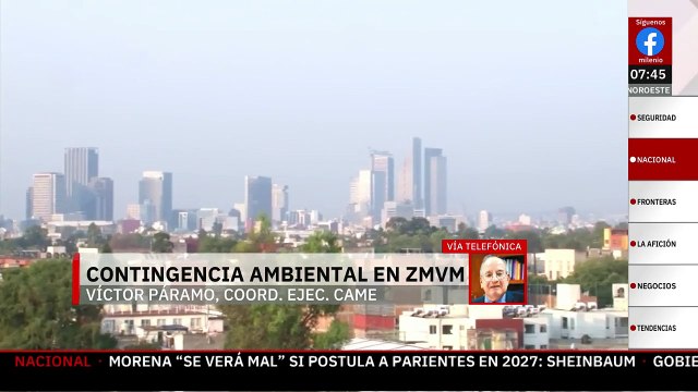 El cambio climático influye en la contingencia ambiental: CAMe