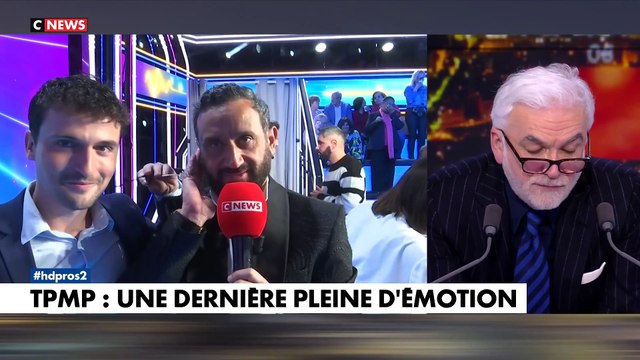 Une équipe de CNEWS accompagne la dernière émission de TPMP