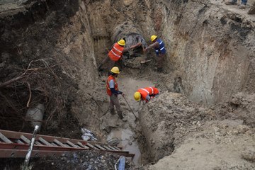 Inicia reparación de la megafuga que dejó más de 100 colonias sin agua en Nuevo León