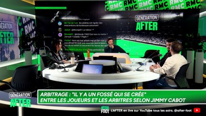 Arbitrage : "Il y a un fossé qui se crée" entre les joueurs et les arbitres selon Jimmy Cabot