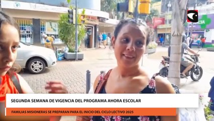 Segunda semana de vigencia del programa Ahora Escolar