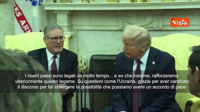 Starmer: Grazie a Trump per aver cambiato narrazione su Ucraina