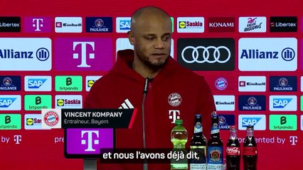 Bayern - Kompany : "Pas eu de conversation avec Müller pour sa prolongation"