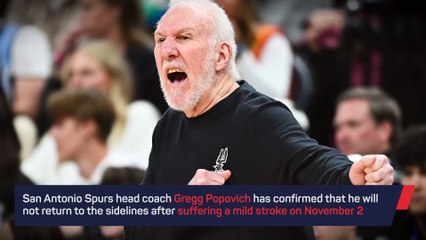 Breaking News - Gregg Popovich won't return for 2024-25 season