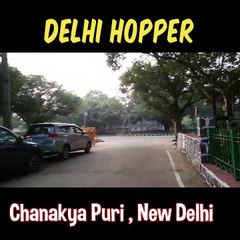 🏍️ Riding Through the Elite Streets of Chanakyapuri, South Delhi! #MotovlogIndia #DelhiDiaries