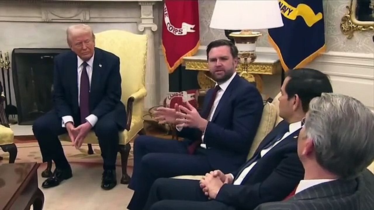 Keir Starmer clashes with JD Vance over vice president’s attack on Europe’s free speech