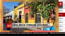 CNTE toma oficinas en Oaxaca en protesta contra ley del ISSSTE