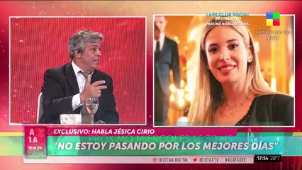 📢 Habló JÉSICA CIRIO: "No estoy pasando por los mejores días. Estoy esperando que todo esto se aclare"