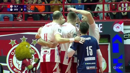 Olympiacos - Saint-Nazaire - CEV Ligue des Champions - Play Offs