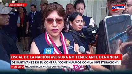 Fiscal de la Nación asegura que no teme ante denuncia de Santiváñez: "Continuamos con la investigación"