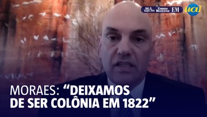 Alexandre de Moraes reage aos EUA: "Deixamos de ser colônia em 1822"