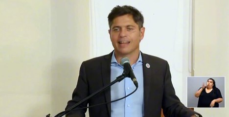 Kicillof propuso a Milei trabajar con "seriedad" en temas de seguridad