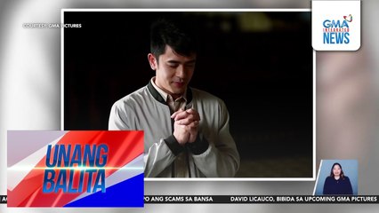 David Licauco, bibida sa upcoming GMA Pictures film na "Samahan ng mga Makasalanan" | Unang Balita