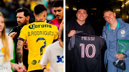 Brian Rodríguez y la anécdota del cambio de camisetas con Leo Messi