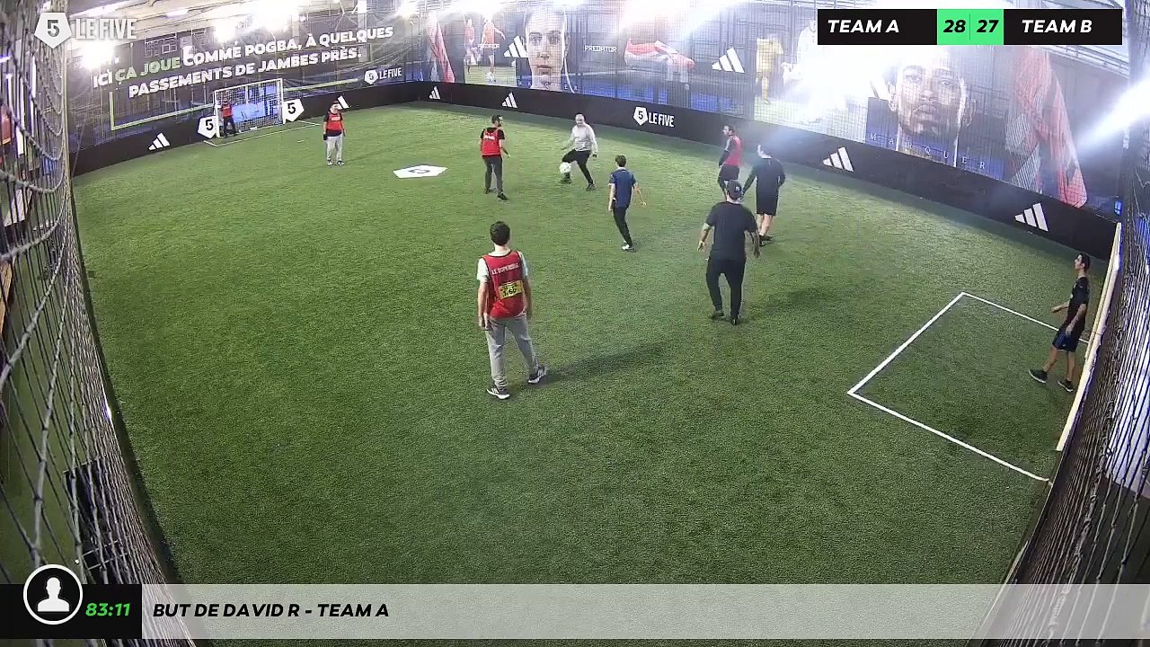 But de David R - Team A