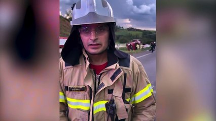 Motorista morre em tombamento na BR-163; oficial dos Bombeiros detalha atendimento