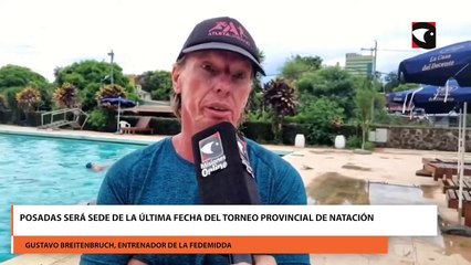 Posadas será sede de la última fecha del Torneo Provincial de Natación