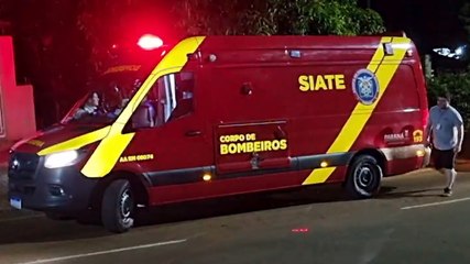 Idosa se desequilibra, cai e fica ferida ao descer de ônibus no Bairro Periolo
