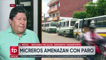 Micreros se declaran en emergencia por falta de combustible y analizan entrar en paro de actividades