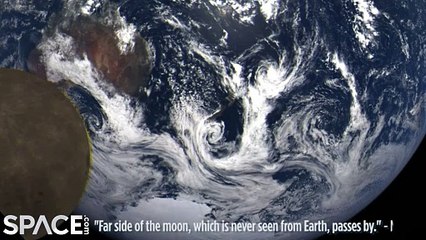 Far Side Of Moon Comes Between Spacecraft And Earth