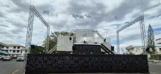 En Aguadulce ya están instaladas las tarimas del carnaval