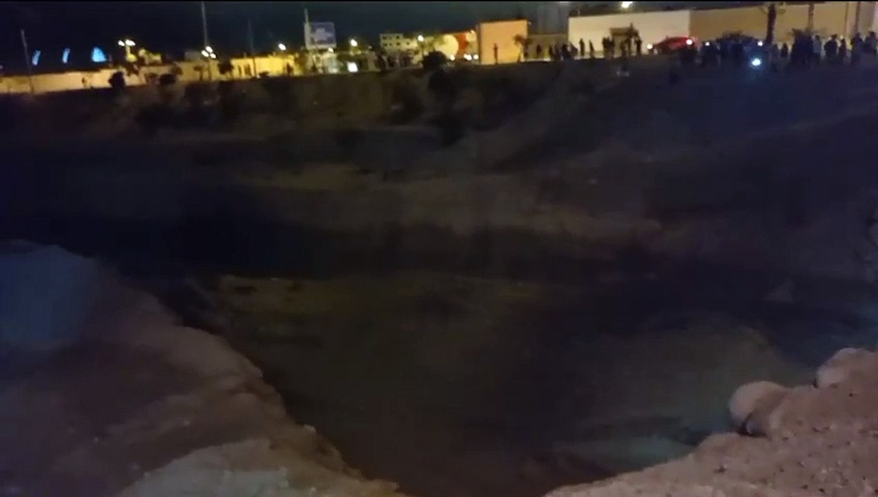 Huaico en Punta Hermosa.