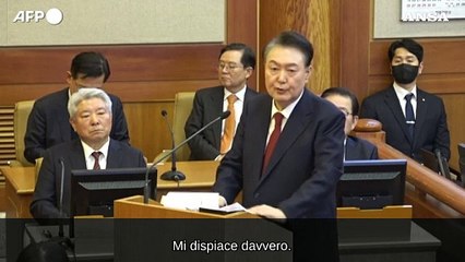 Corea del Sud, Yoon chiede scusa per la legge marziale