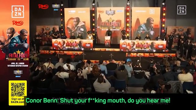 Conor Benn wound up as Eubank and Benn Senior go head-to-head over egging