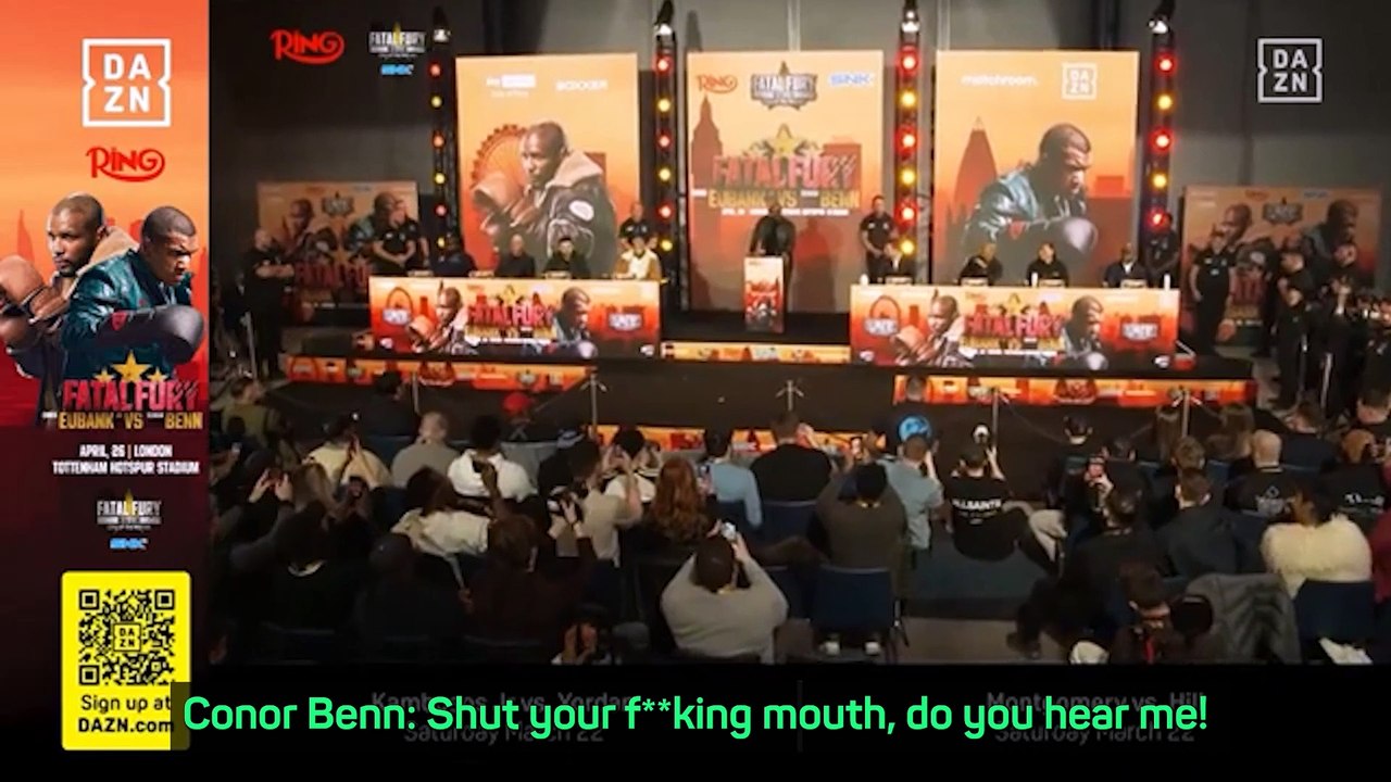 Conor Benn wound up as Eubank and Benn Senior go head-to-head over egging