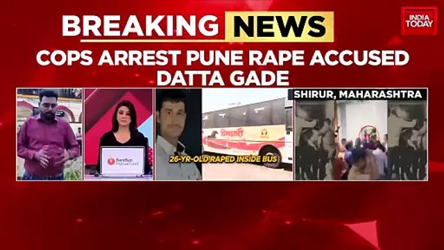 Man arrested after 3-day manhunt for rape inside bus at Pune depot