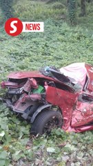 Form Six student dies after car plunges into ravine