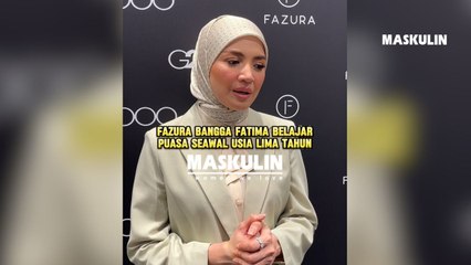 Fazura Bangga Fatima Belajar Puasa Seawal Usia Lima Tahun