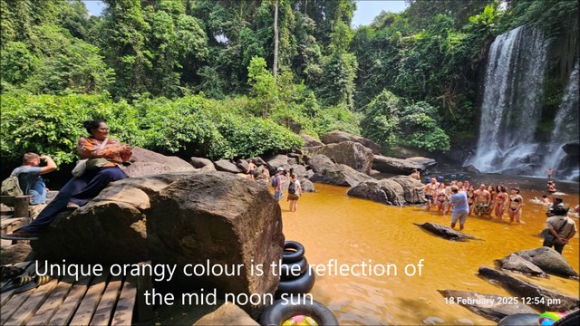 Kulen Waterfall, Colorful and Beautiful, from Siem Reap - Cambodia Holidays