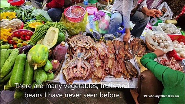 Old Market - Amazing vegetables & meats, Siem Reap - Cambodia Holidays
