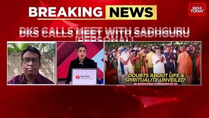 'Personal belief': DK Shivakumar addresses controversy over Sadhguru meeting