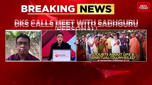 'Personal belief': DK Shivakumar addresses controversy over Sadhguru meeting