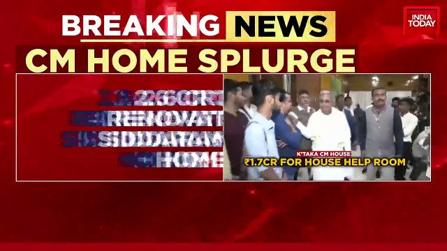 Karnataka CM Siddaramaiah faces backlash over Rs 2.6 crore home renovation