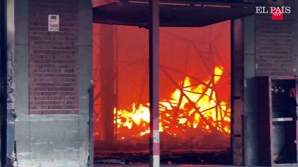 Incendio en Cobo Calleja