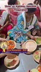 Preparations for Shree Sai Mahimna Abhishek  Shree Ramnavami Utsav 2024  Aniruddha Bapu