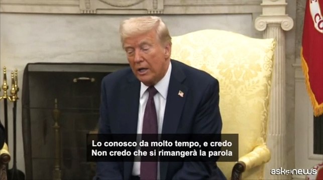 Trump: mi fido di Putin, sull'Ucraina non si rimanger? la parola